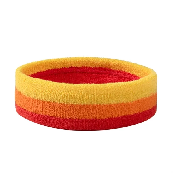 Terry Rainbow Sports Headband - Terry Rainbow Sports Headband - Image 3 of 6