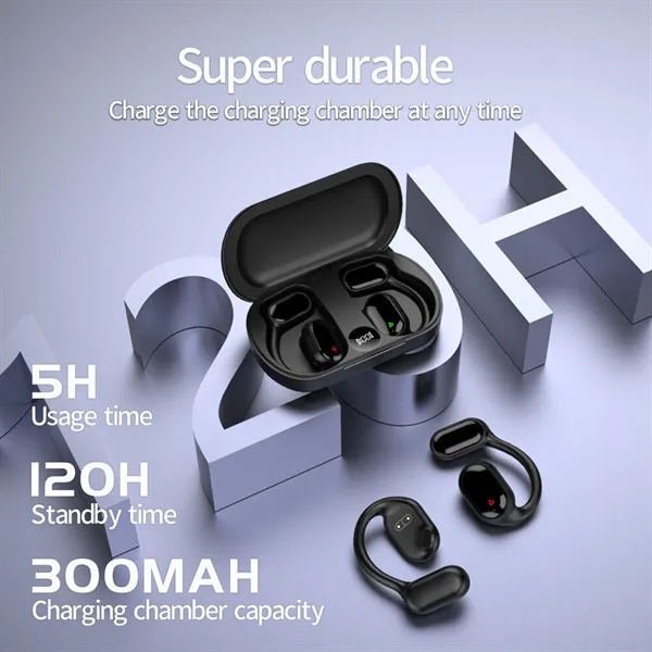 Bone Conduction Bluetooth 5.3 Wireless Headphones - Bone Conduction Bluetooth 5.3 Wireless Headphones - Image 2 of 6