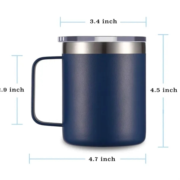 12 oz.Custom Double Wall Vacuum Insulated Coffee Mug - 12 oz.Custom Double Wall Vacuum Insulated Coffee Mug - Image 1 of 4