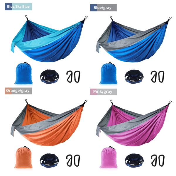 Custom Single or Double Portable Outdoor Camping Hammock - Custom Single or Double Portable Outdoor Camping Hammock - Image 6 of 9