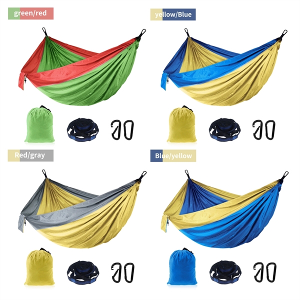 Custom Single or Double Portable Outdoor Camping Hammock - Custom Single or Double Portable Outdoor Camping Hammock - Image 9 of 9