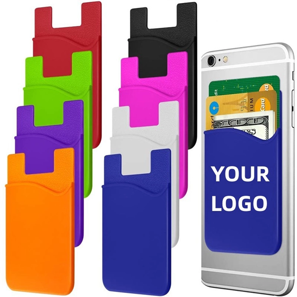Silicone Phone Wallet Card Holder