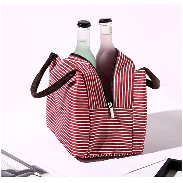 Reusable Insulated Cooler Tote Lunch Bag for Travel - Reusable Insulated Cooler Tote Lunch Bag for Travel - Image 2 of 2