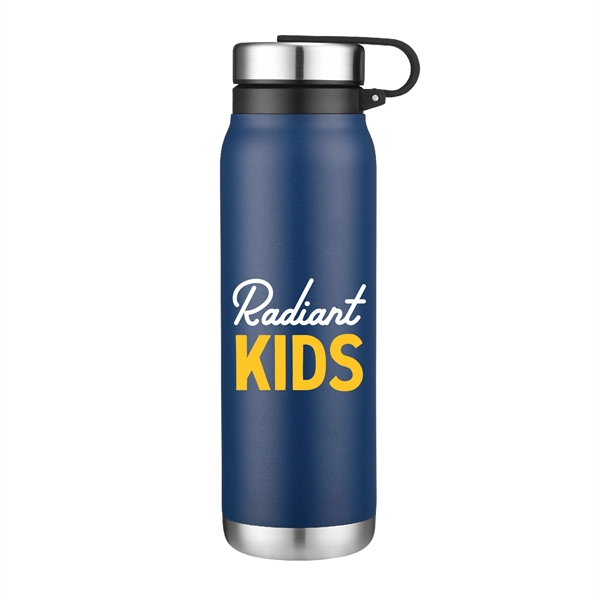 20oz Vacuum water bottle with Removable SS lid - 20oz Vacuum water bottle with Removable SS lid - Image 2 of 11