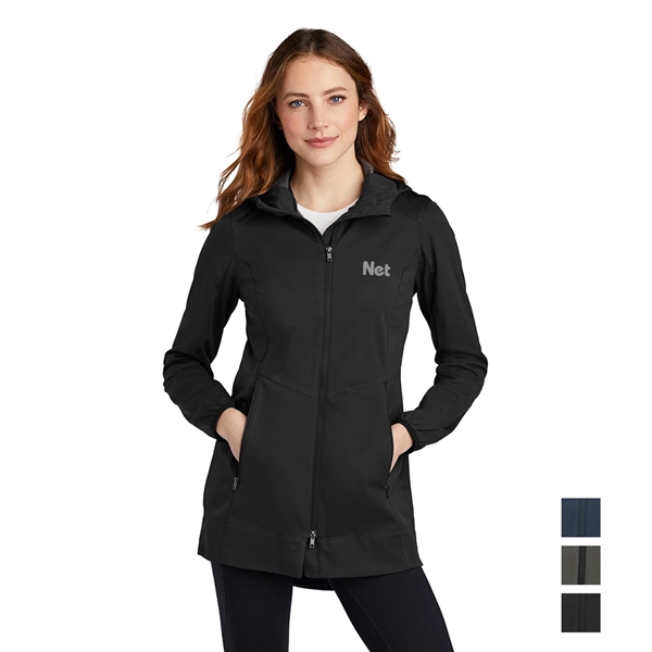 Port Authority® Women's Active Hooded Soft Shell Jacket - Port Authority® Women's Active Hooded Soft Shell Jacket - Image 0 of 3