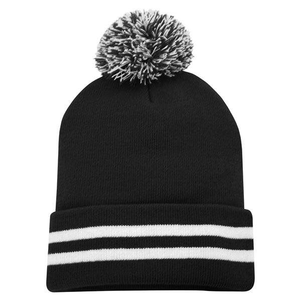 ATC™ EVERYDAY POM-POM CUFF TOQUE - ATC™ EVERYDAY POM-POM CUFF TOQUE - Image 3 of 12