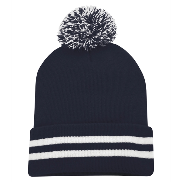 ATC™ EVERYDAY POM-POM CUFF TOQUE - ATC™ EVERYDAY POM-POM CUFF TOQUE - Image 9 of 12