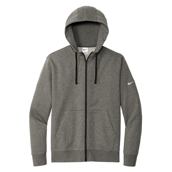 NIKE CLUB FLEECE SLEEVE SWOOSH FULL ZIP HOODIE - NIKE CLUB FLEECE SLEEVE SWOOSH FULL ZIP HOODIE - Image 2 of 10