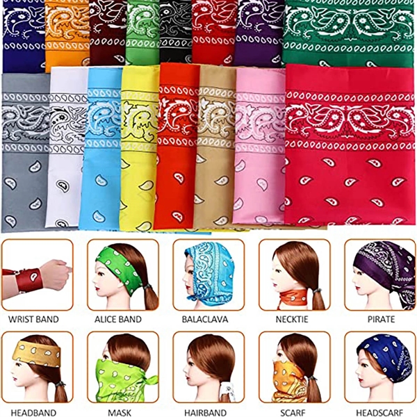 Best Seller-Bandanas Unisex Head Wrap Scarf - Best Seller-Bandanas Unisex Head Wrap Scarf - Image 2 of 2