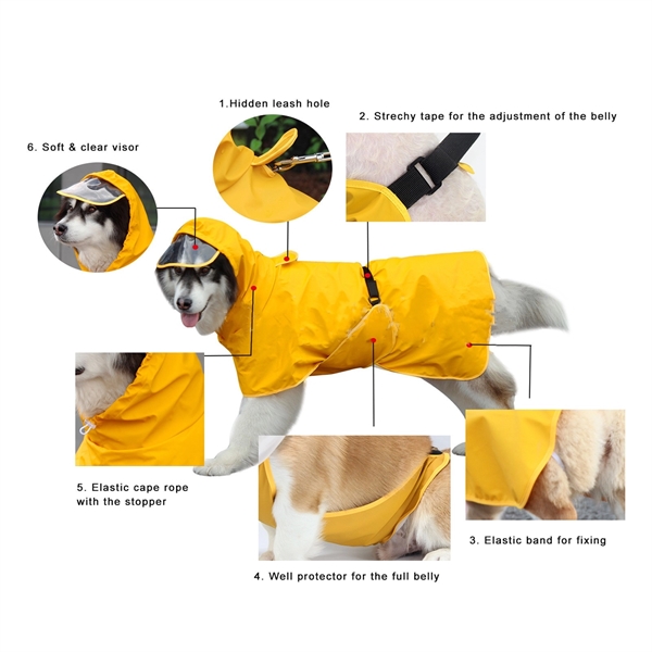 Waterproof Rain Coat Dog - Waterproof Rain Coat Dog - Image 5 of 5