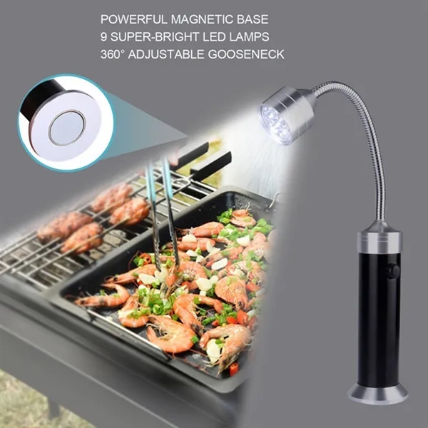 Barbecue Magnetic Bright LED BBQ Grill Lights - Barbecue Magnetic Bright LED BBQ Grill Lights - Image 2 of 3