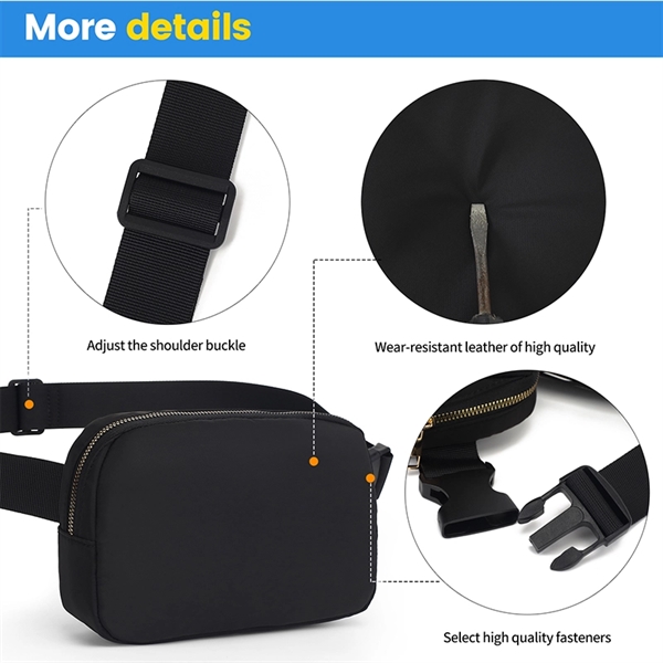 Waterproof Nylon Fanny Packs Belt Bag - Waterproof Nylon Fanny Packs Belt Bag - Image 2 of 5