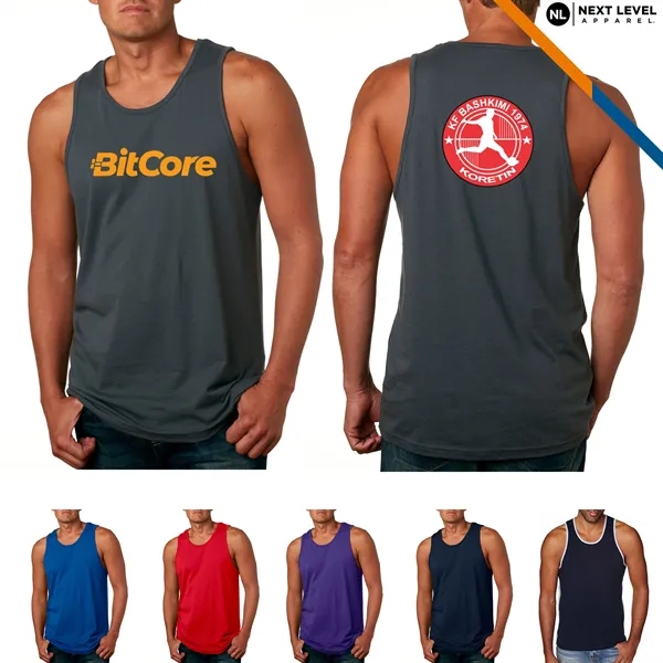 Next Level® Men's Jersey Tank Tops - Next Level® Men's Jersey Tank Tops - Image 0 of 4