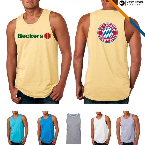 Next Level® Men's Jersey Tank Tops - Next Level® Men's Jersey Tank Tops - Image 1 of 4