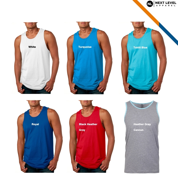 Next Level® Men's Jersey Tank Tops - Next Level® Men's Jersey Tank Tops - Image 4 of 4