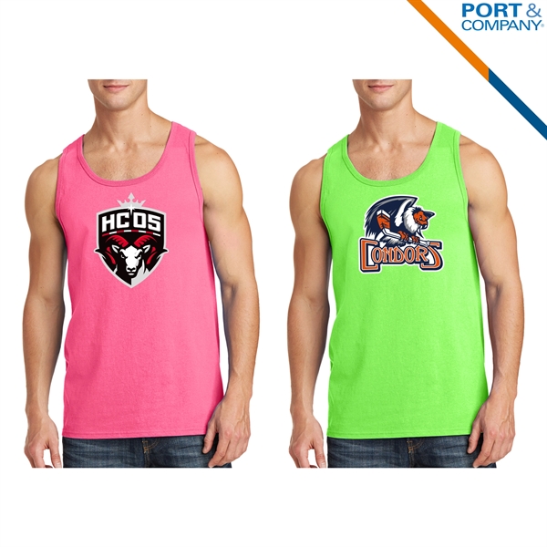 Port & Company® Core Cotton Tank Tops - Port & Company® Core Cotton Tank Tops - Image 1 of 4