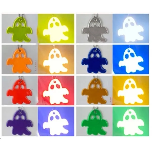 Reflective Safety Ghost Keytag - Reflective Safety Ghost Keytag - Image 1 of 1