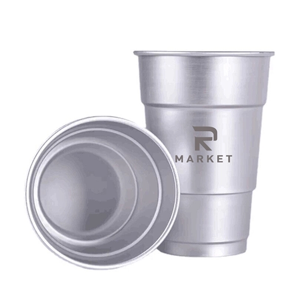 16 OZ Reusable aluminum cup - 16 OZ Reusable aluminum cup - Image 0 of 1