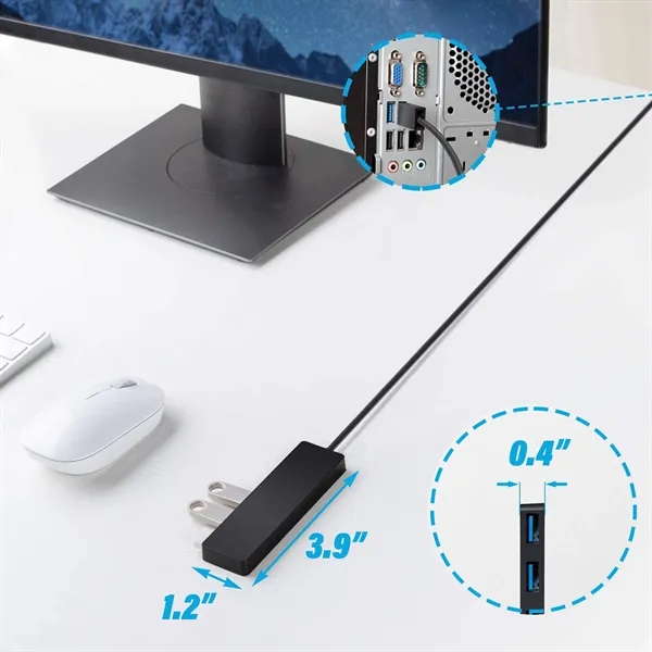4-Port USB Hub 3.0 - 4-Port USB Hub 3.0 - Image 1 of 1