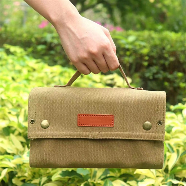 Portable Canvas Seasoning Storage Bag - Portable Canvas Seasoning Storage Bag - Image 3 of 3