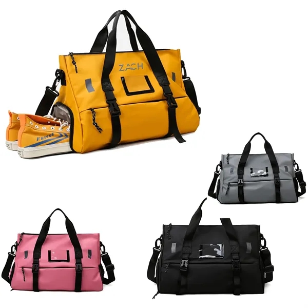 Gym Bag With Separate Shoe - Gym Bag With Separate Shoe - Image 0 of 3