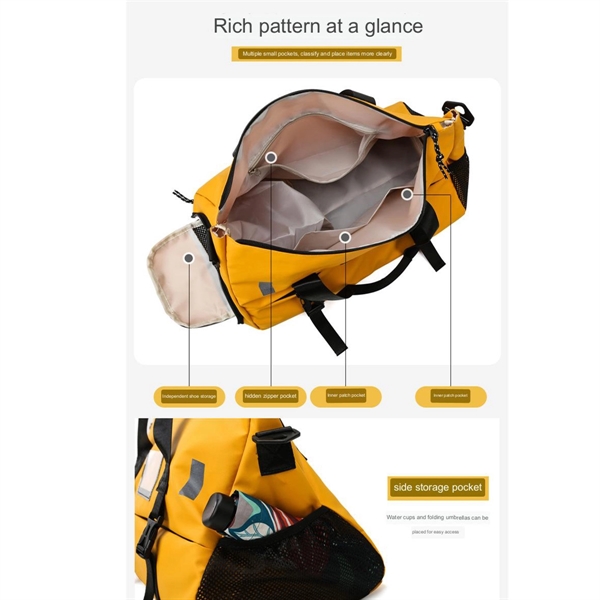 Gym Bag With Separate Shoe - Gym Bag With Separate Shoe - Image 3 of 3