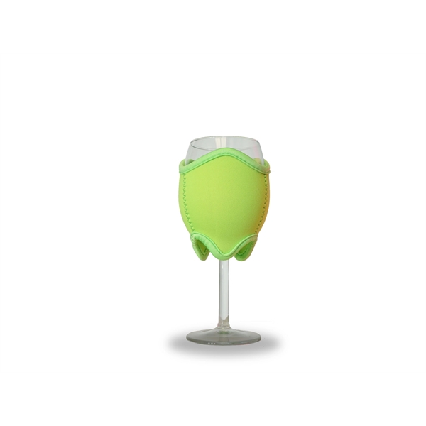 Neoprene Wine Glass Coolie - Neoprene Wine Glass Coolie - Image 1 of 3