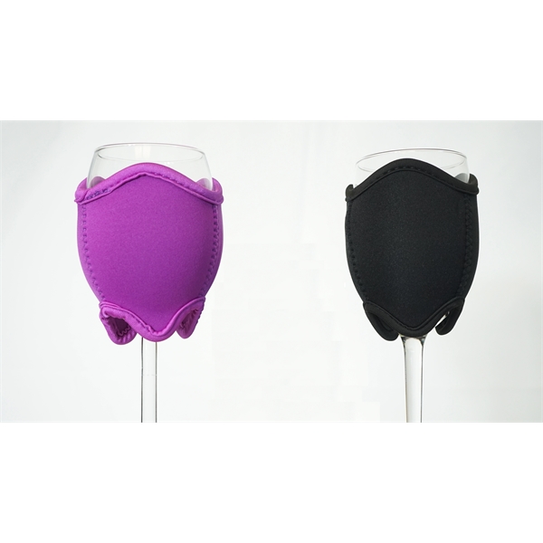 Neoprene Wine Glass Coolie - Neoprene Wine Glass Coolie - Image 3 of 3