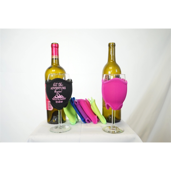 Neoprene Wine Glass Coolie - Neoprene Wine Glass Coolie - Image 0 of 3