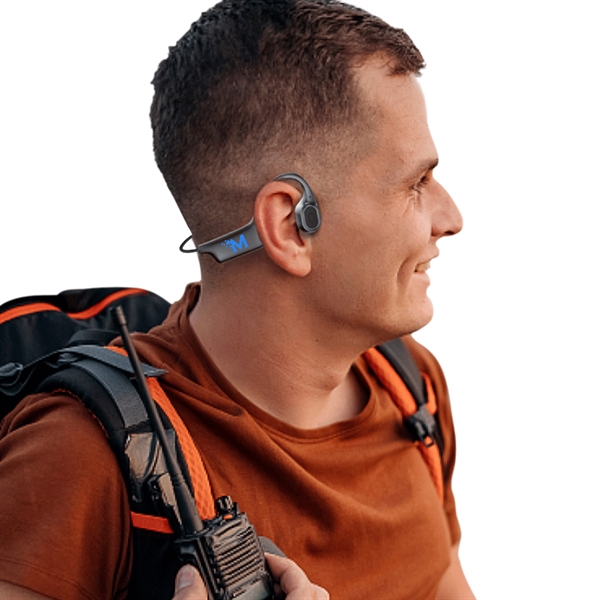 Alhambra Metallic Bone Conduction Bluetooth Earbuds - Alhambra Metallic Bone Conduction Bluetooth Earbuds - Image 0 of 9