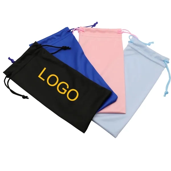 Custom Full Color Microfiber Eyeglass Pouch - Custom Full Color Microfiber Eyeglass Pouch - Image 4 of 5