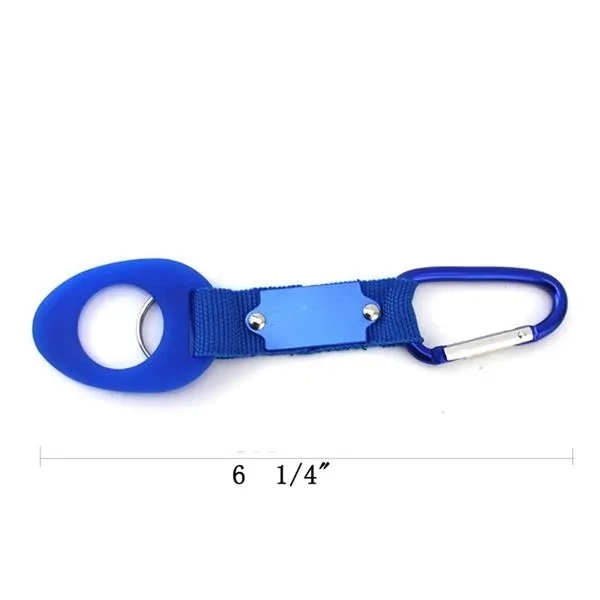 Rubber Kettle Buckle Aluminum Carabiner Keychain - Rubber Kettle Buckle Aluminum Carabiner Keychain - Image 1 of 1