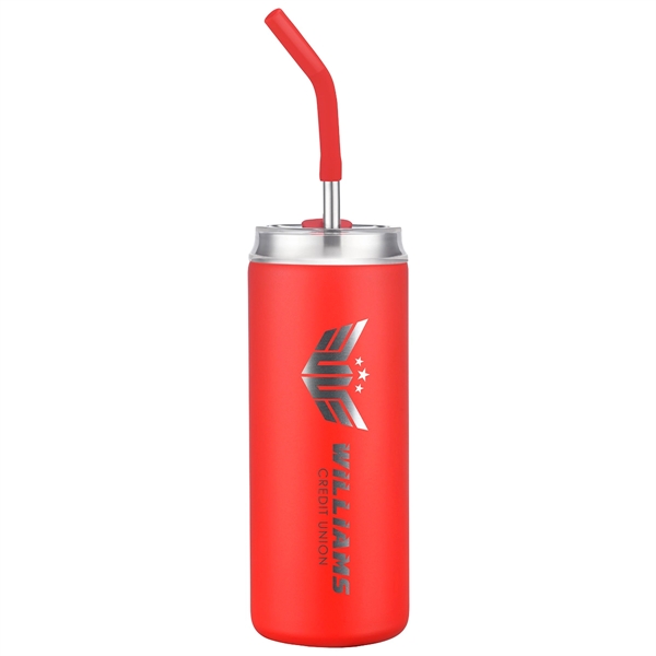 Sirena 20 oz Vacuum Insulated Tumbler with Straw - Sirena 20 oz Vacuum Insulated Tumbler with Straw - Image 3 of 4