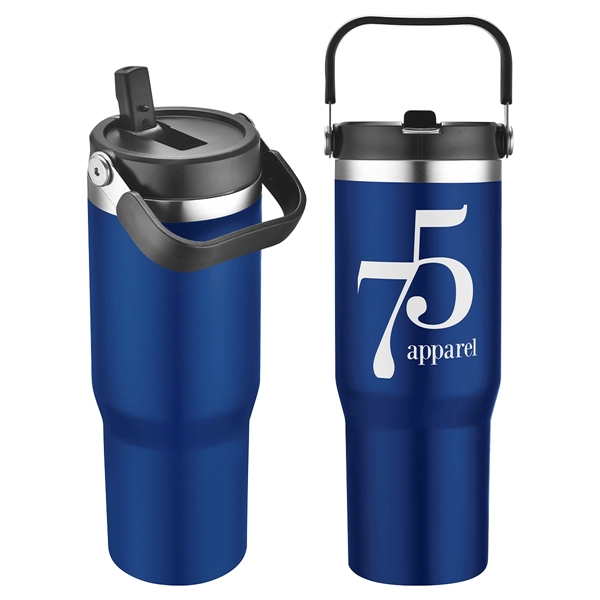 Tollara 30 oz Vacuum Insulated Tumbler with Flip Top Spout - Tollara 30 oz Vacuum Insulated Tumbler with Flip Top Spout - Image 3 of 5