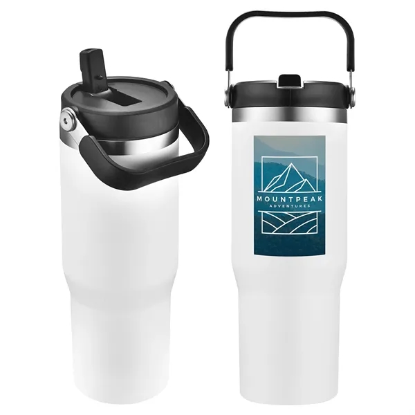 Tollara 30 oz Vacuum Insulated Tumbler with Flip Top Spout - Tollara 30 oz Vacuum Insulated Tumbler with Flip Top Spout - Image 4 of 5