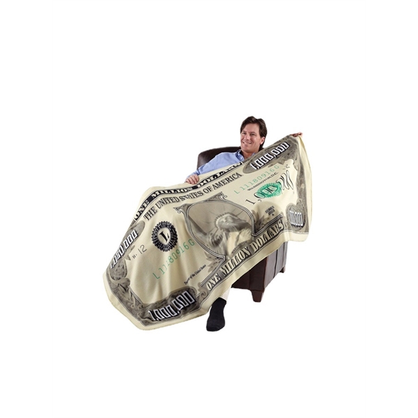 Flannel Dollar Blanket - Flannel Dollar Blanket - Image 1 of 1