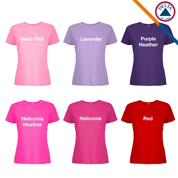 Delta Apparel® 4.3 Oz 100% Micro-Polyester T-Shirts - Delta Apparel® 4.3 Oz 100% Micro-Polyester T-Shirts - Image 5 of 5