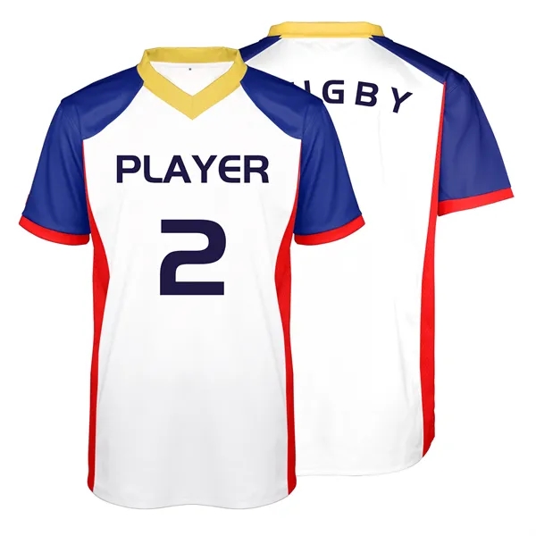 Men's Custom Performance Personalized Rugby Jersey - Men's Custom Performance Personalized Rugby Jersey - Image 4 of 4