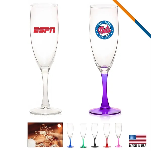 Sofier Champagne Flutes - 5.75 OZ. - Sofier Champagne Flutes - 5.75 OZ. - Image 0 of 9