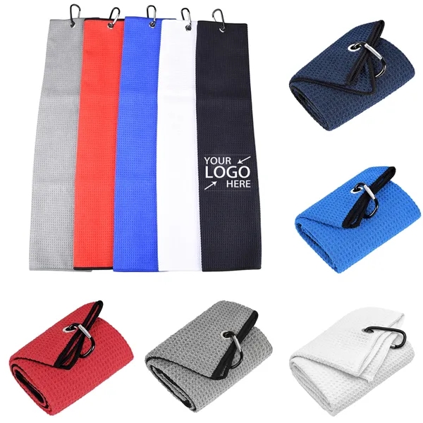 Custom Trifold Golf Towel - Custom Trifold Golf Towel - Image 0 of 5
