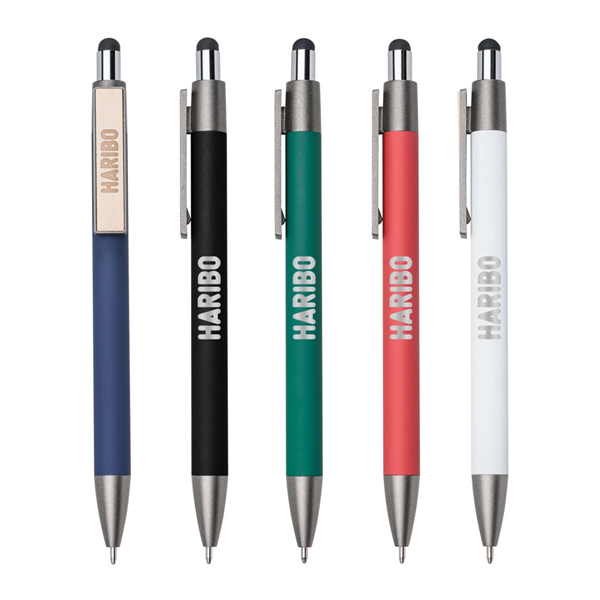 Hughes Metal Pen w/Wood Clip & Black Refill - Hughes Metal Pen w/Wood Clip & Black Refill - Image 0 of 10