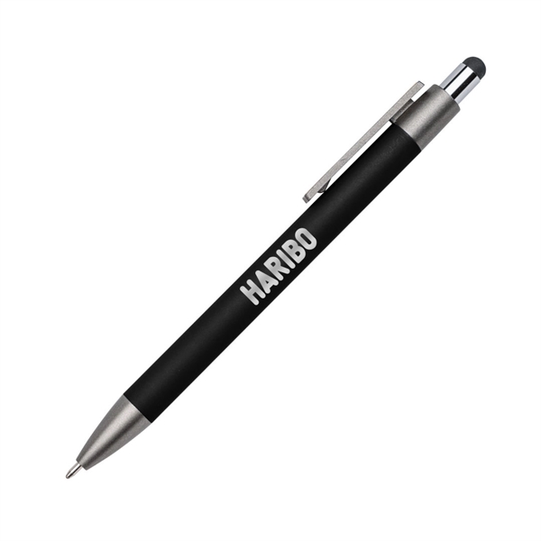 Hughes Metal Pen w/Wood Clip & Black Refill - Hughes Metal Pen w/Wood Clip & Black Refill - Image 1 of 10