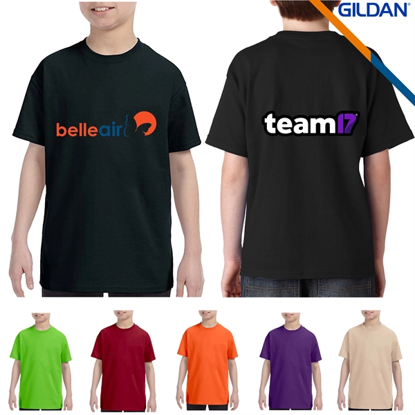 Gildan® 5.3 oz Heavy Cotton Youth T-Shirts - Gildan® 5.3 oz Heavy Cotton Youth T-Shirts - Image 1 of 10