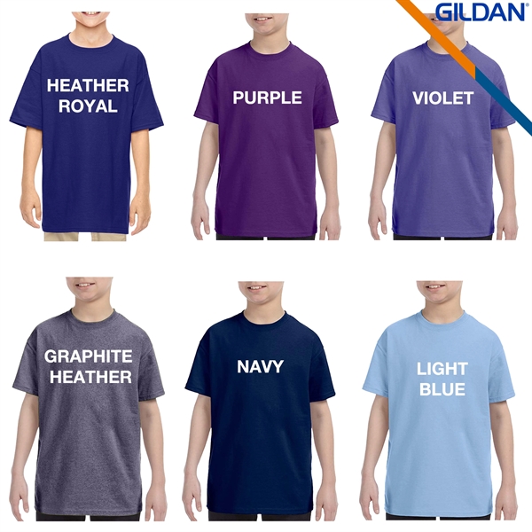 Gildan® 5.3 oz Heavy Cotton Youth T-Shirts - Gildan® 5.3 oz Heavy Cotton Youth T-Shirts - Image 8 of 10