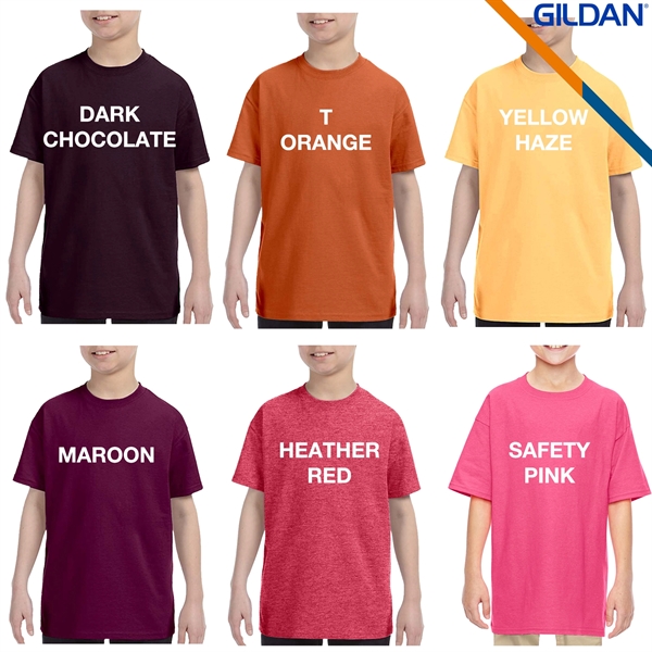 Gildan® 5.3 oz Heavy Cotton Youth T-Shirts - Gildan® 5.3 oz Heavy Cotton Youth T-Shirts - Image 9 of 10