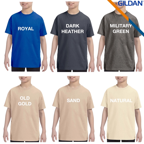 Gildan® 5.3 oz Heavy Cotton Youth T-Shirts - Gildan® 5.3 oz Heavy Cotton Youth T-Shirts - Image 10 of 10