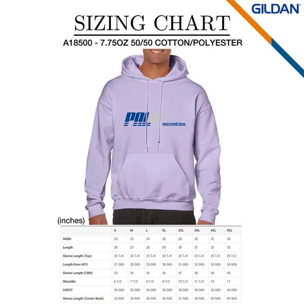 Gildan® 7.75oz Adult Hooded Sweatshirts - Gildan® 7.75oz Adult Hooded Sweatshirts - Image 2 of 10