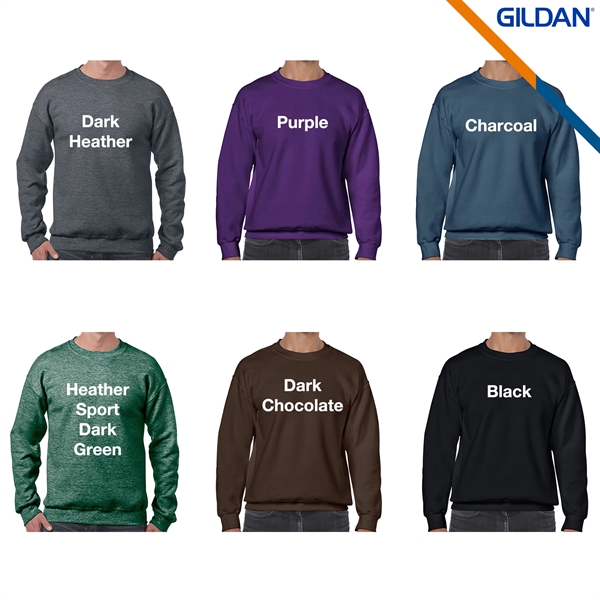 Gildan® Heavy Blend Adult Crewneck Sweatshirts - Gildan® Heavy Blend Adult Crewneck Sweatshirts - Image 8 of 9
