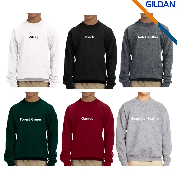 Gildan® Heavy Blend Youth Crew Sweatshirts - Gildan® Heavy Blend Youth Crew Sweatshirts - Image 4 of 4
