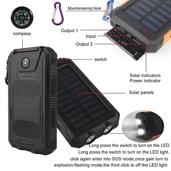 Solar Charger Power Bank 20000mah - Solar Charger Power Bank 20000mah - Image 3 of 4